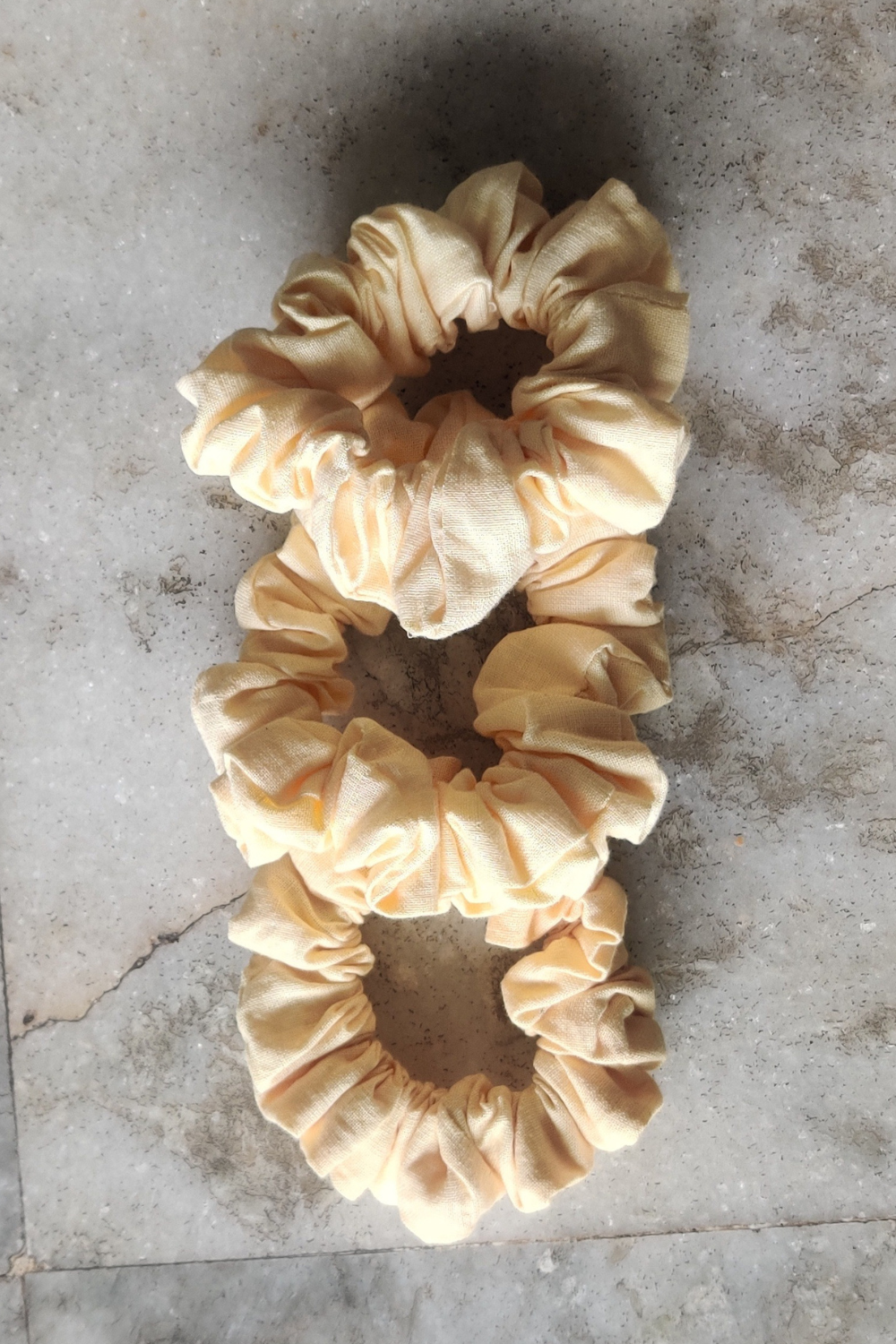 Butter Yellow Hemp Scrunchie