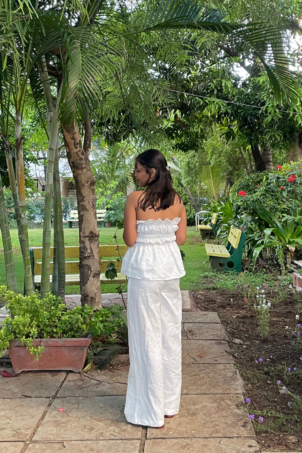 White vacation co-ord set