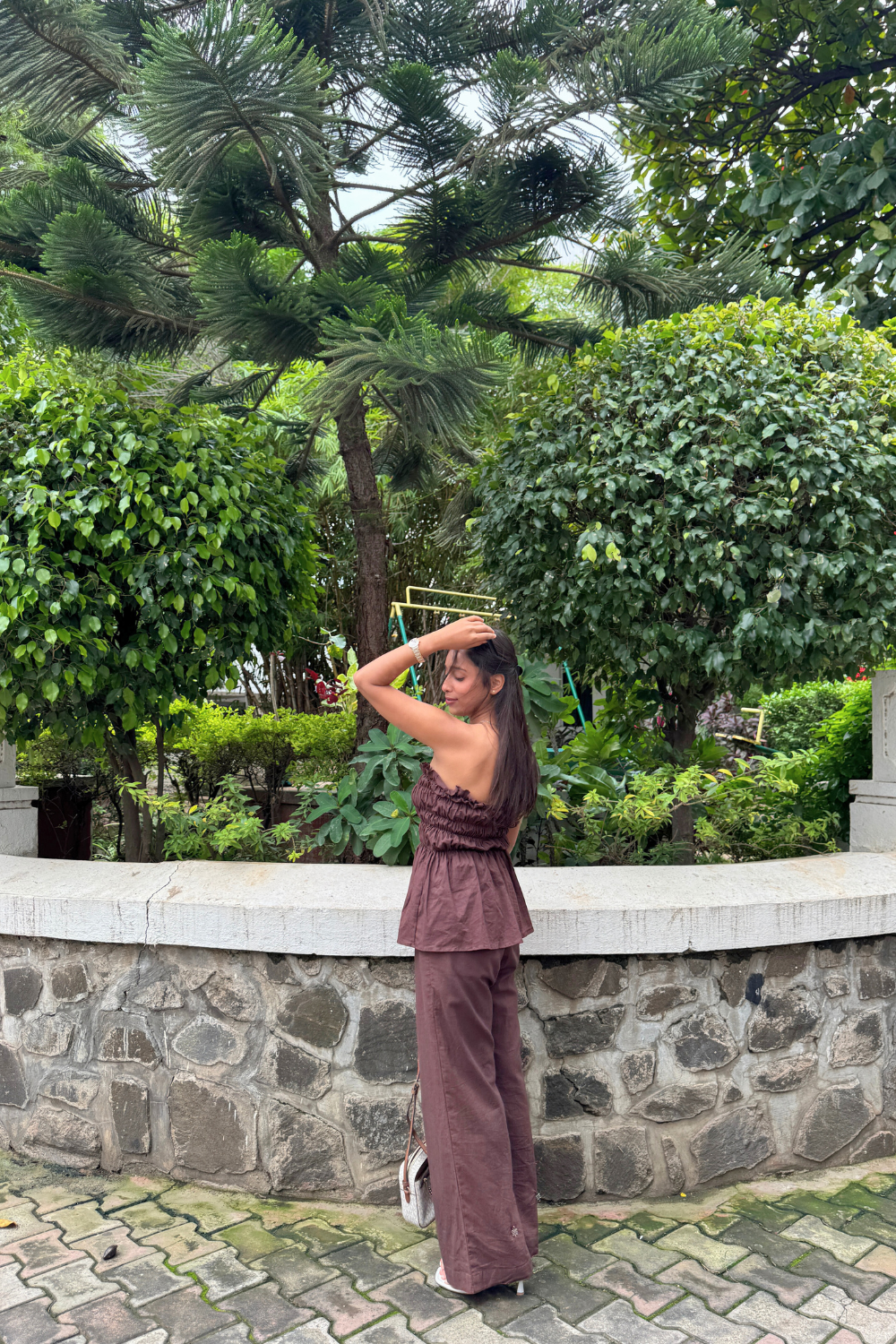 Brown Gelato Top & Pants Set
