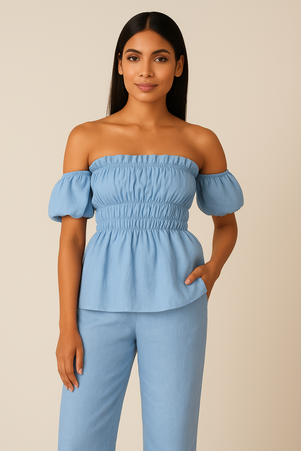 Gelato Puff sleeve Top
