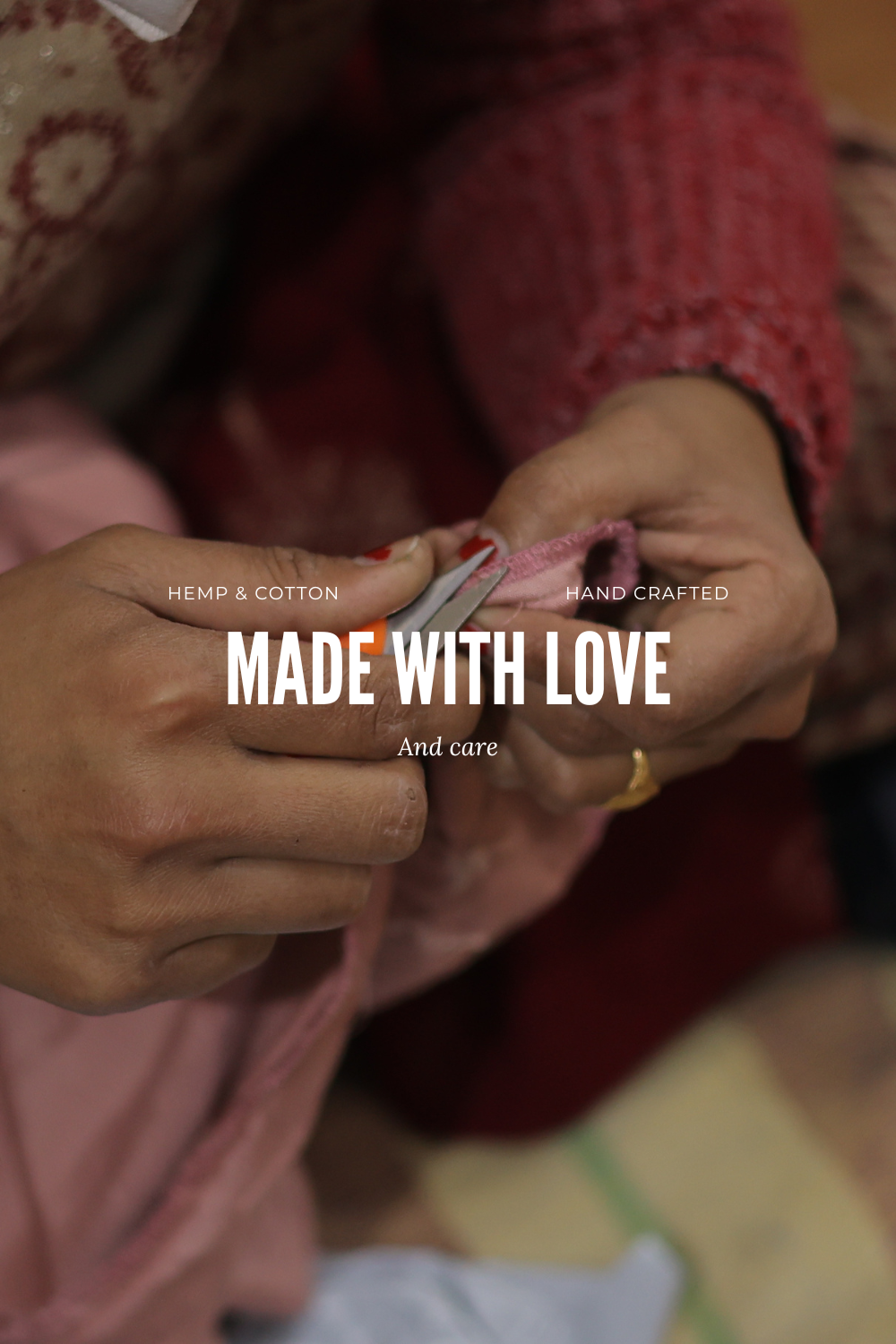 Black Hemp Scrunchie