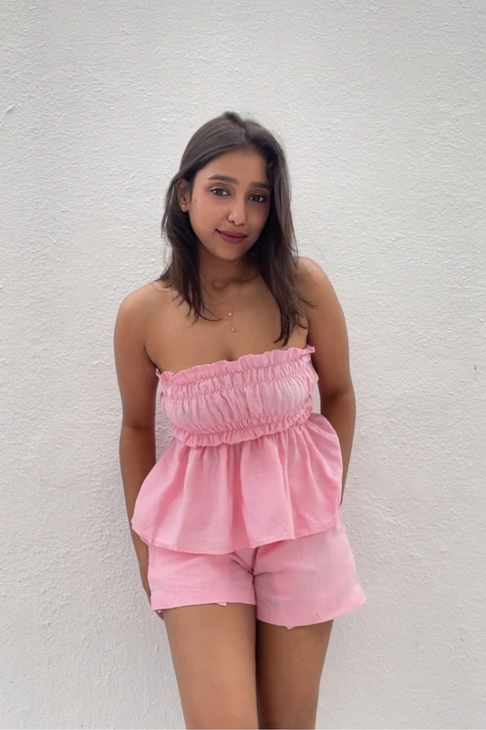 Pink Gelato Top & Shorts Set