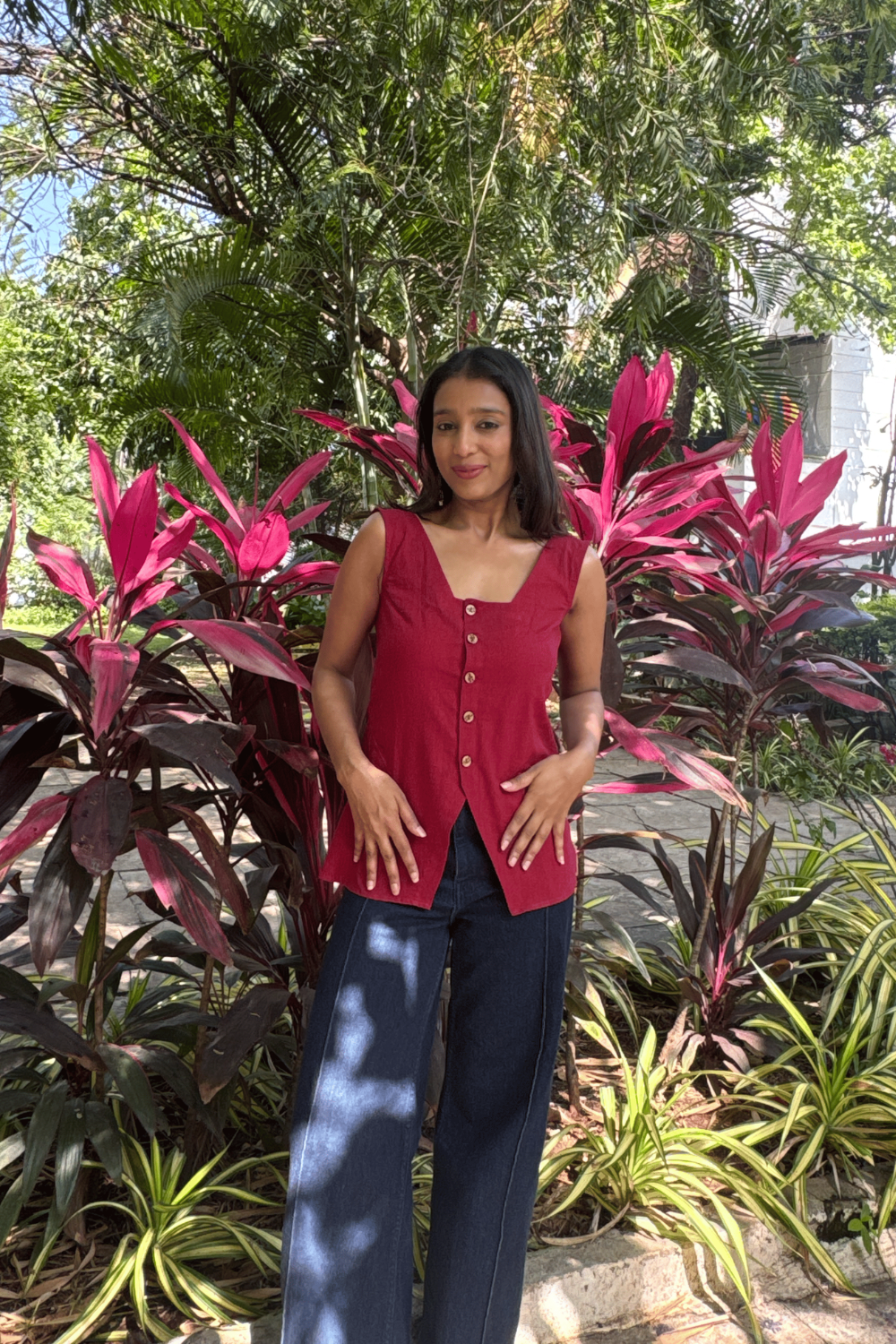 Rani Short Kurti Top