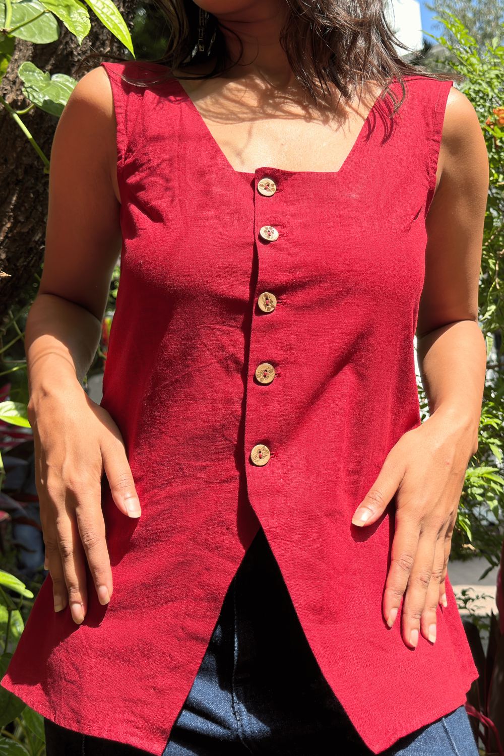 Rani Short Kurti Top