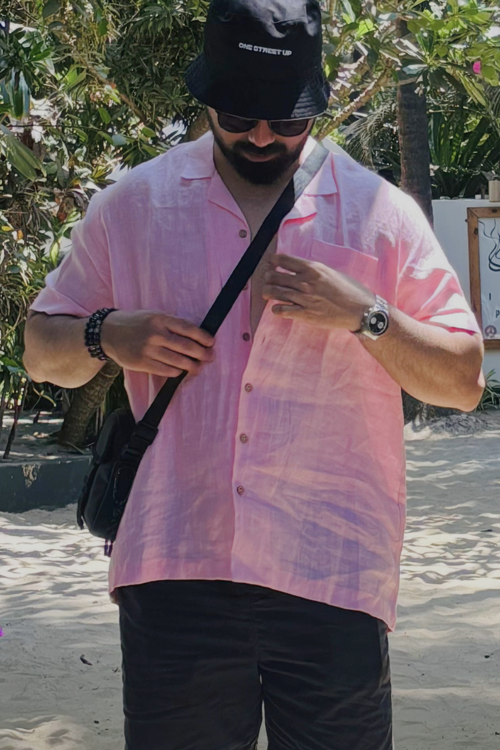 Petal Pink Hemp Shirt
