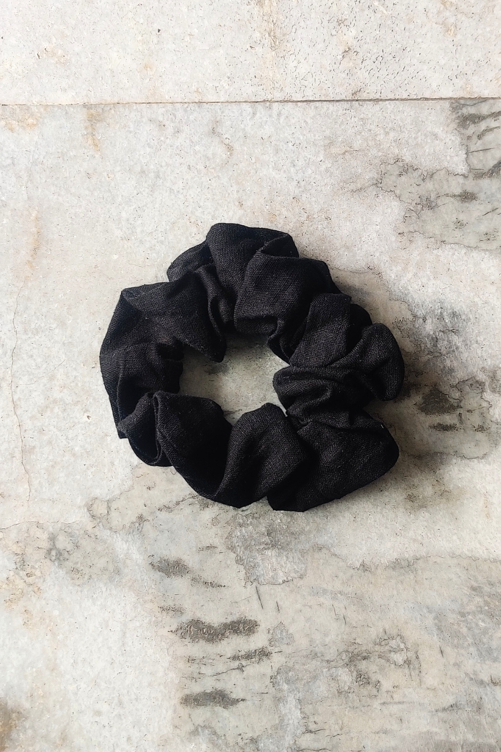 Black Hemp Scrunchie