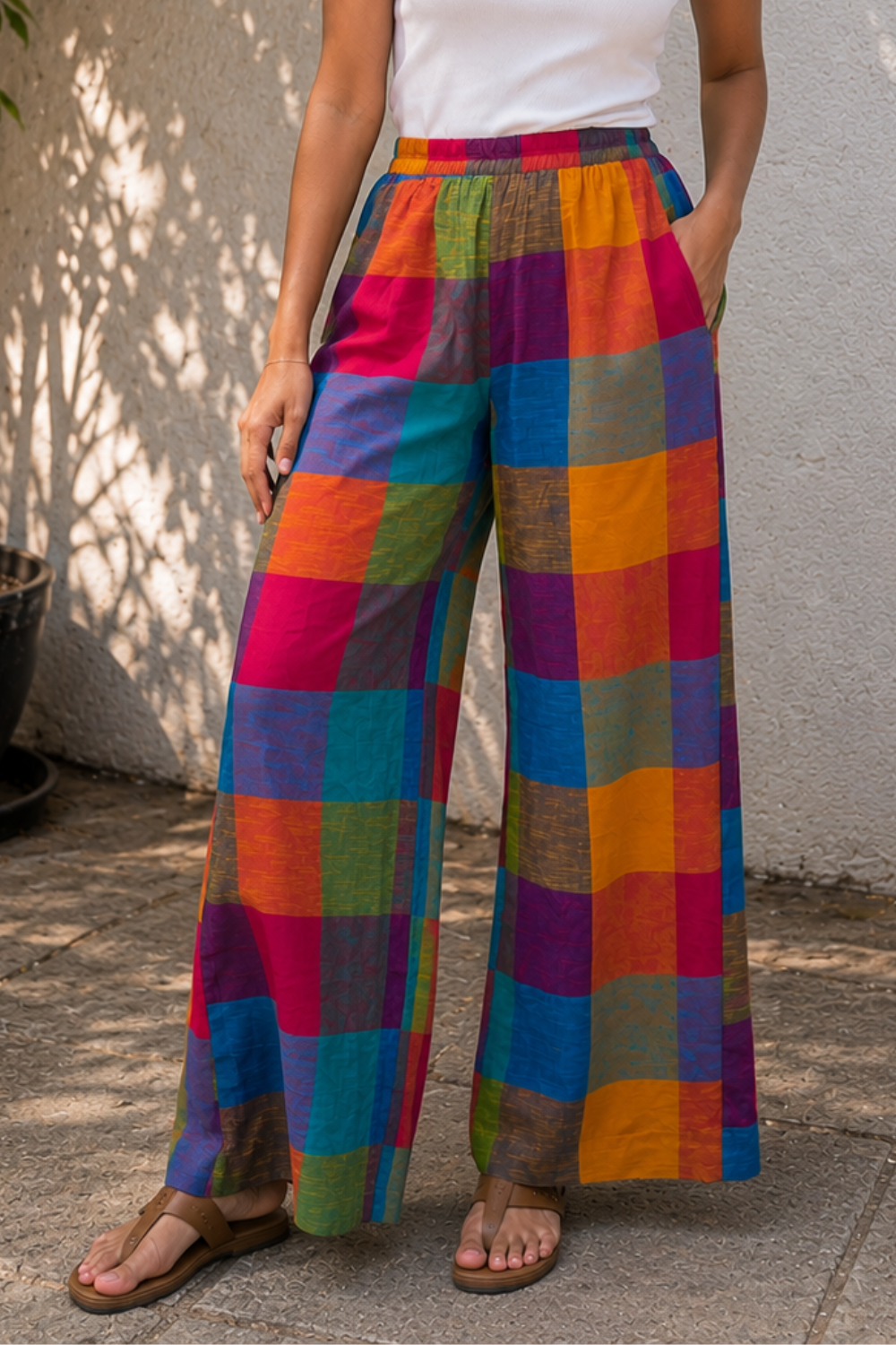 Coastal Checks Pants