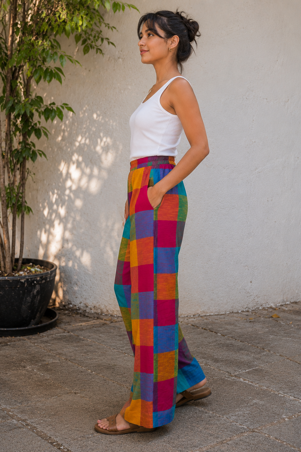 Coastal Checks Pants